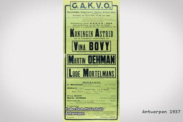 Poster 1937 Antwerpen