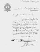 Brief van De Scalden aan Lodewijk Mortelmans