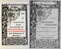 Affiche De Scalden 1898 Antwerpen 1902 Haarlem